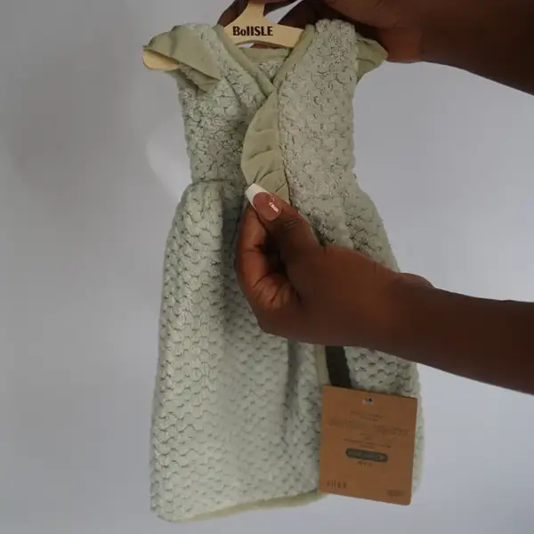 Green-Gray Dress Hand Towel